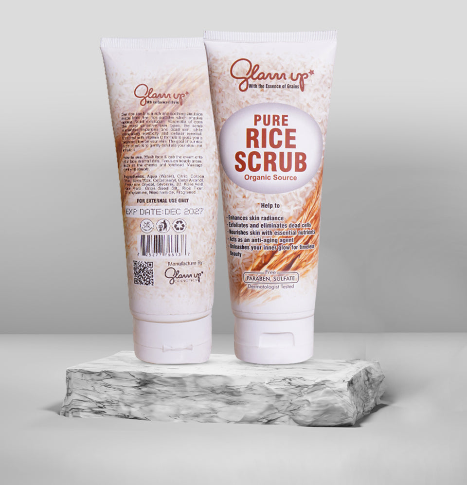 Glamup Rice Brightening Scrub