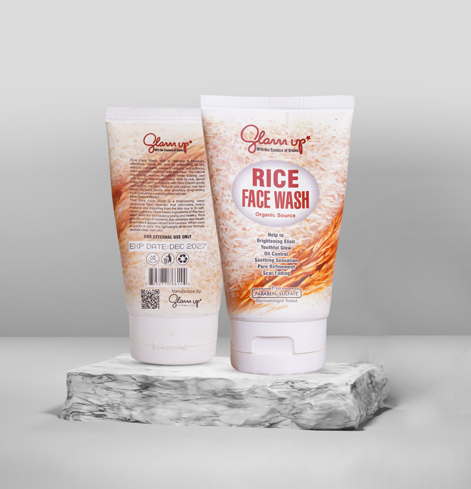Glamup Rice Extract Face Wash