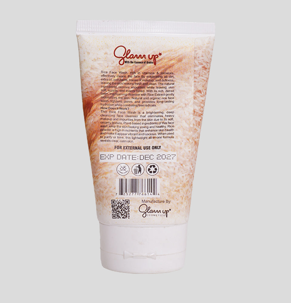 Glamup Rice Extract Face Wash