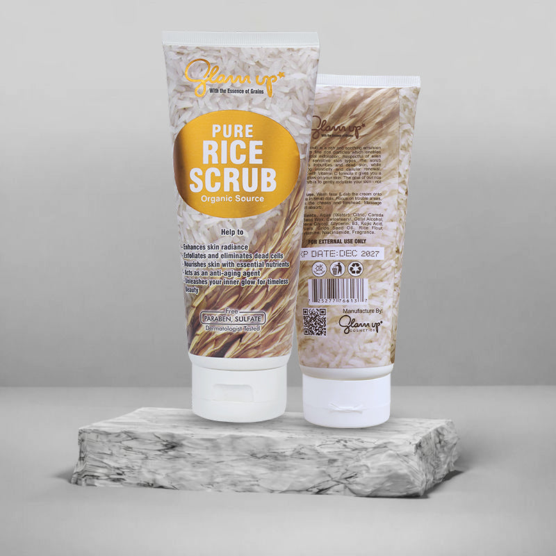 Glamup Rice Brightening Scrub