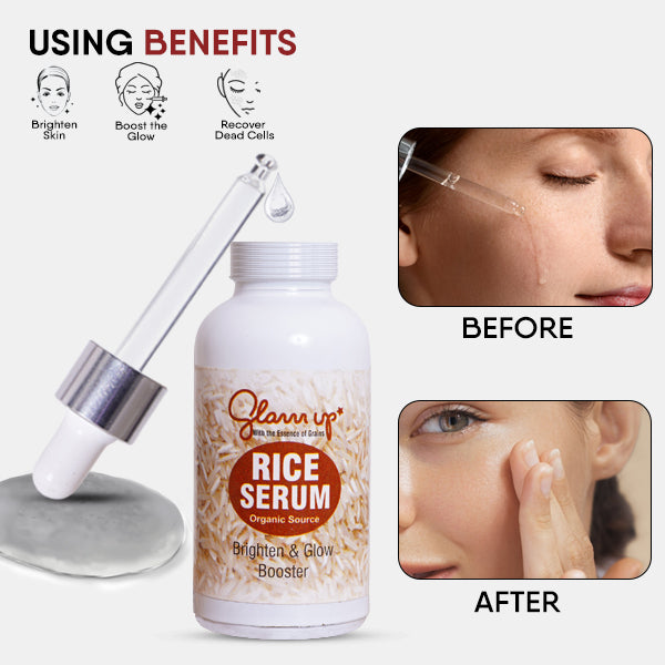 Glamup Rice Extract Serum for Glowing Skin